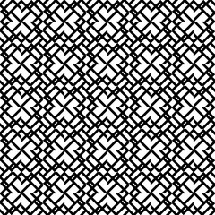 Crosses seamless ornament. Geometric pattern. Folk illustration. Tiles wallpaper. Vector art. Ethnic motif. Tribal backdrop. Geometrical background. Digital paper, textile print, web design, abstract