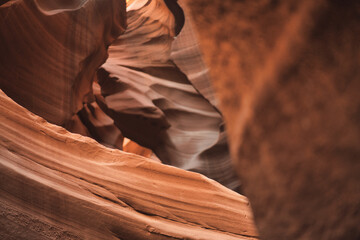 Lower Antelope canyon in the morning