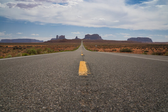 Forrest Gump Point, View On Monument Valley