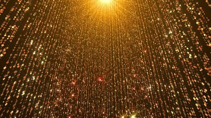 Golden Stage Background Animation Loop