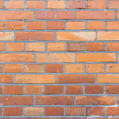 Background of old brick wall pattern texture.
