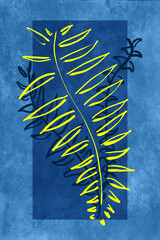 foliage, minimal - digital painting © neurostructure