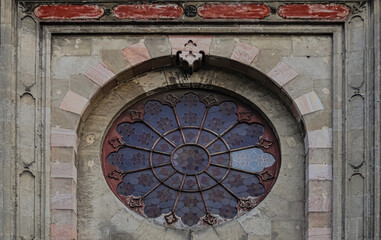 astronomical window old architecture