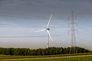 éolienne vent energie electricité verte ecologie environnement Wallonie