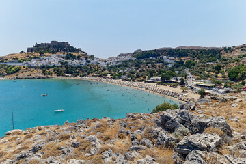 Fototapeta na wymiar The beautiful view in Rhodes