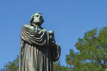 Eisenach - Lutherdenkmal, Thüringen, Deutschland, Europa