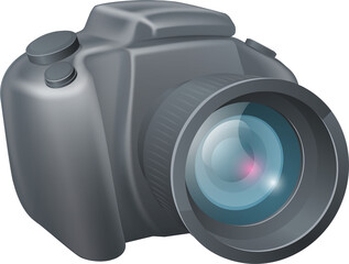 Cartoon camera illustration
