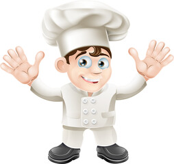 Cute chef mascot character