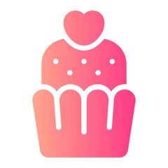 cupcake gradient icon