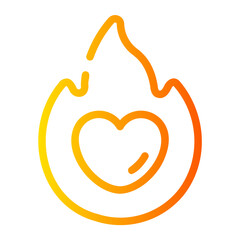 love gradient icon