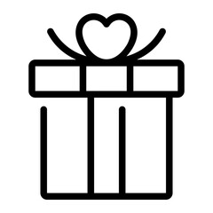 gift box line icon