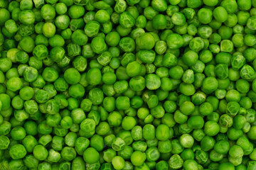Small sweet green peas background