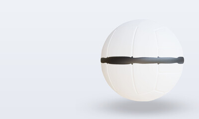 3d Sport Ball Fistball rendering right view