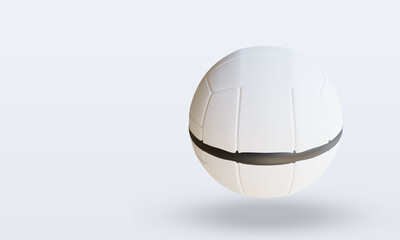 3d Sport Ball Fistball rendering top view