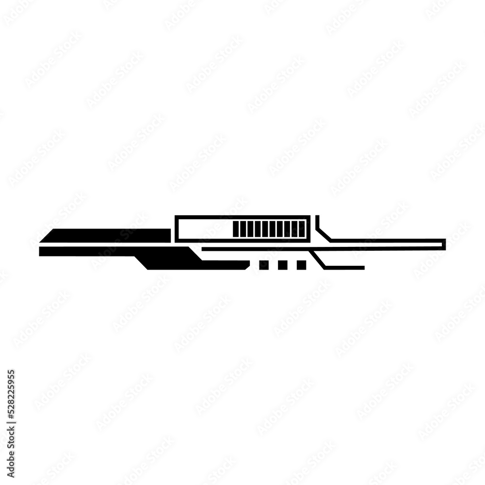 Poster detail bars vector illustration for web interface design. hud gaming element in a simple style. a co