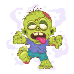 Cartoon Zombie. Crafting, Sublimation.