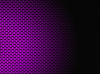 purple metal grid with black gradient pattern.