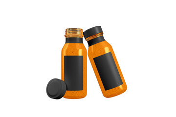 Transparent Plastic Juice Bottle Image