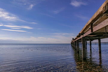 pier on the beach