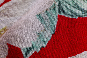 close-up colorful  fabric texture background