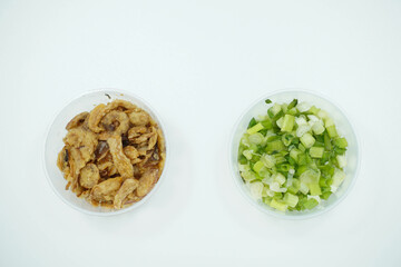 Close Up Food Spice Condiment Isolated White Background