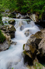 Fototapeta premium waterfall in the mountains