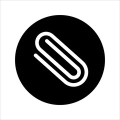 Paperclip set icon symbol simple design