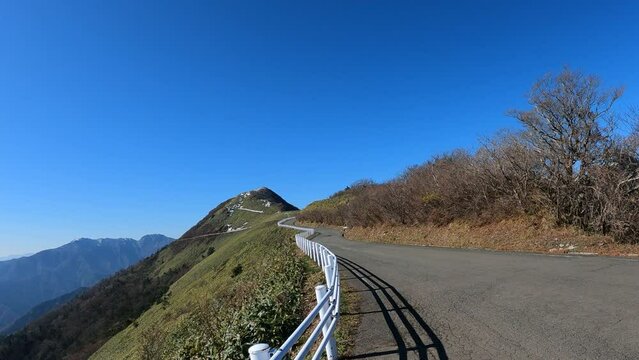 UFOライン, 瓶が森, 道, 風景, 空, 山, 自然, 道のり, 雲
