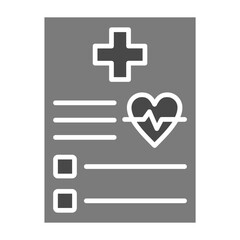 Medical Greyscale Glyph Icon