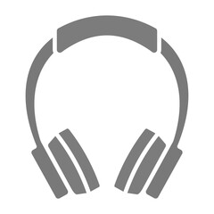 Headphones Greyscale Glyph Icon