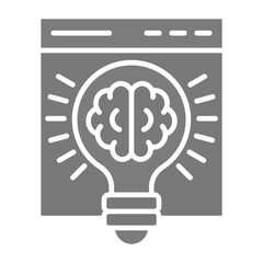 Solution Greyscale Glyph Icon