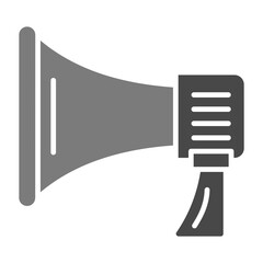 Speaker Greyscale Glyph Icon