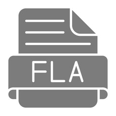 Fla Greyscale Glyph Icon