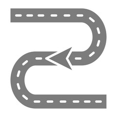 Gps Navigation Greyscale Glyph Icon