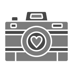 Camera Greyscale Glyph Icon