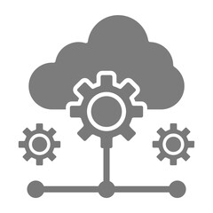 Saas Greyscale Glyph Icon