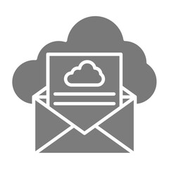 Email Greyscale Glyph Icon