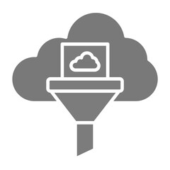 Filter Greyscale Glyph Icon