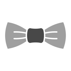 Bow Tie Greyscale Glyph Icon