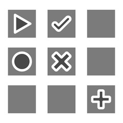 Obraz premium Category Greyscale Glyph Icon