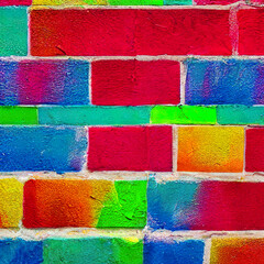 Fototapeta premium colorful wall background 01