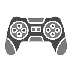 Gamepad Greyscale Glyph Icon