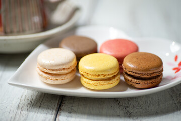 コーヒーとマカロン