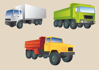 set of trucks