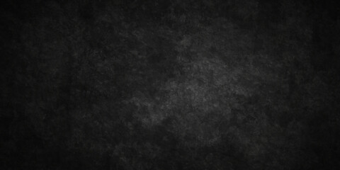 Black stone concrete texture background anthracite panorama. Panorama dark grey black slate background or texture.