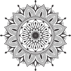 Mandala Black And White