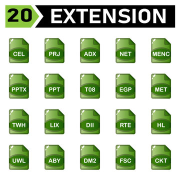 file extension icon include cel, prj, adx, net, menc, pptx, ppt, t08, egp, met, twh, lix, dii, rte, hl, uwl, aby, dm2, fsc, ckt,