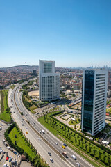 Fototapeta na wymiar Umraniye, the newly developed district of Istanbul