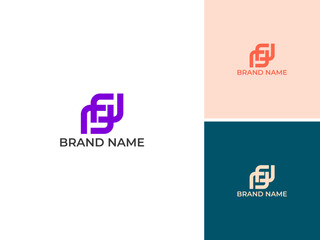 ILLUSTRATION TEMPLATE SQUARE LEAF LOGO ICON DESIGN VECTOR 