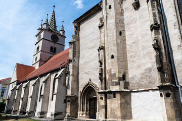 Fototapeta na wymiar Sebes Lutheran fortified church, situated in Alba County, in the Transylvania region of Romania.